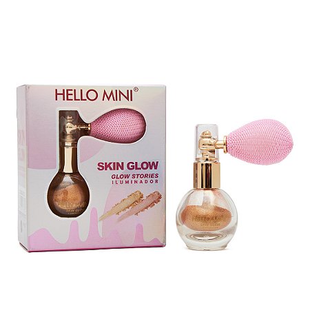 Iluminador em Pó e Spray Skin Glow Cor 01 a 04 Hello Mini 3g Cor:725277004 (725
