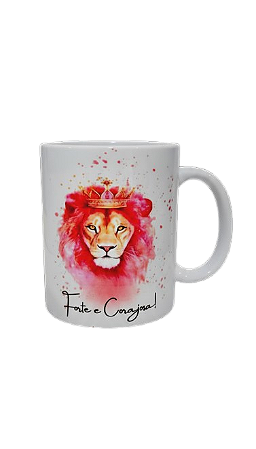 Caneca Forte e Corajosa