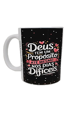 Caneca Propósito de Deus