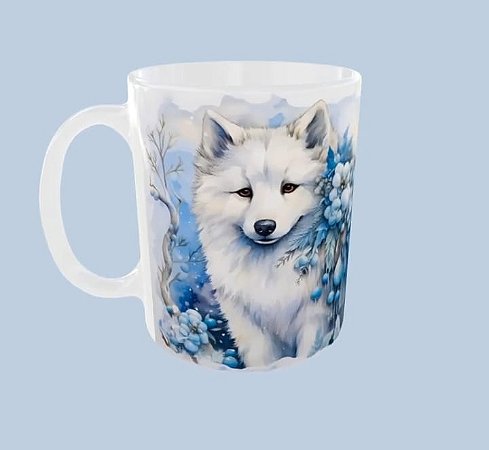 Caneca Lobo Ártico | Serenidade de Inverno