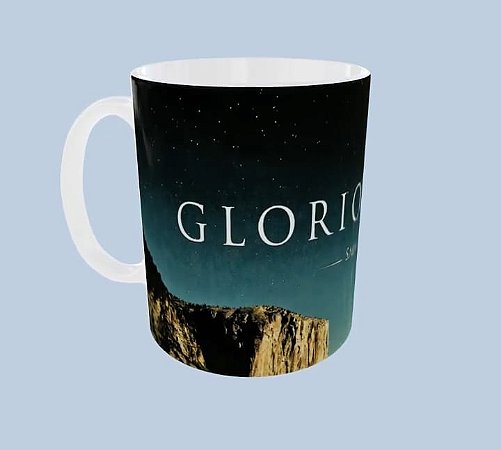 Caneca Glorioso Deus | Salmos 66:1-12 (A Majestade da Criação)