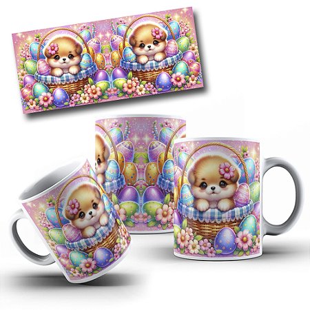 Caneca de Páscoa: Um Doce Abraço em Formato de Porcelana 🐰☕