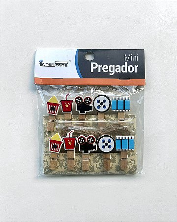Mini Pregador Fofo Cinema