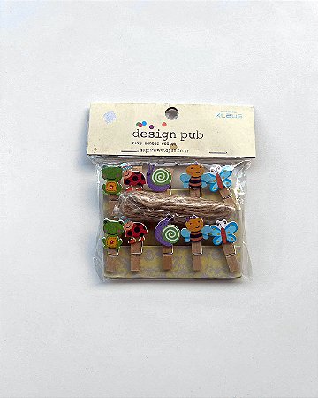 Mini Pregador Fofo Borboleta