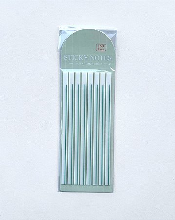 Stick Notes de linhas Verde