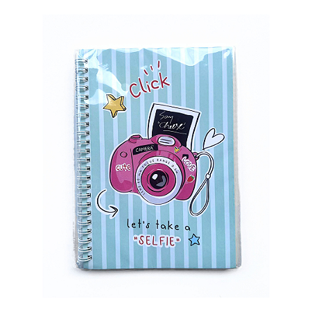 Caderno Coleções enjoy Selfie Verde