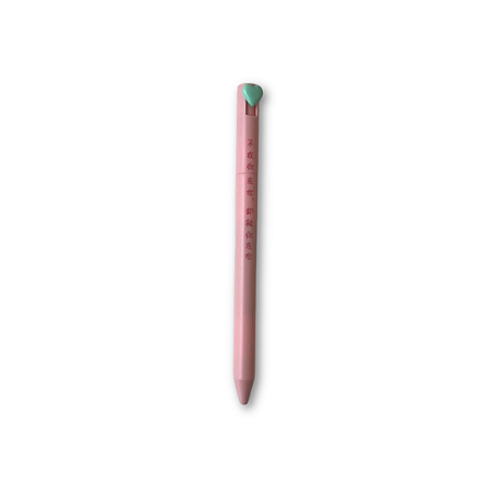 Caneta Coraçãozinho Rosa e Verde