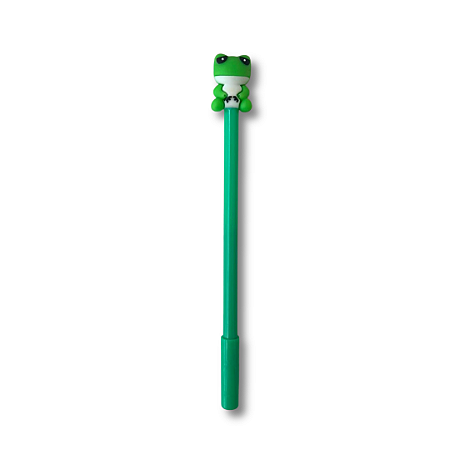 Caneta Animais Sapo Verde Escuro