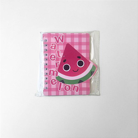 Mini bloquinho de anotações frutas Watemelon