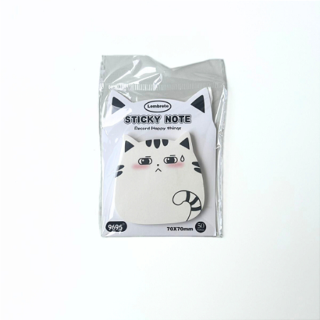 Sticky Note Gatinho Branco