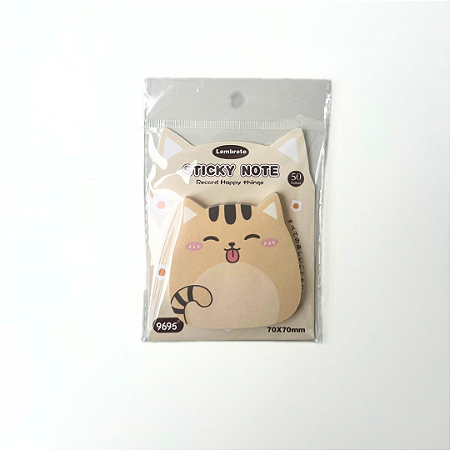 Sticky Note Gatinho Amarelo