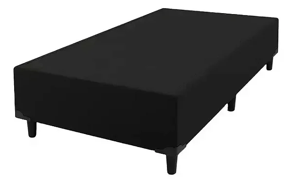 BASE BOX SOLTEIRO SUEDE 88x188 (VARIAS CORES)