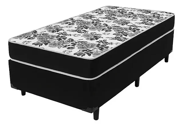 BASE + COLCHÃO D33 14CM SOLTEIRO 88X 1,88