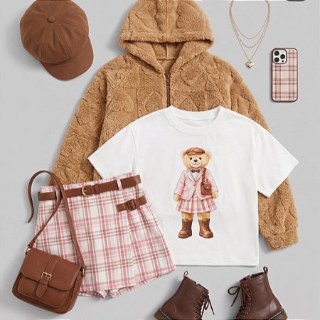 Casaco Teddy Heart