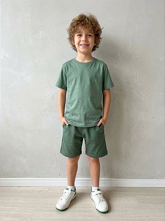 Conjunto Infantil Masculino 100% Algodão