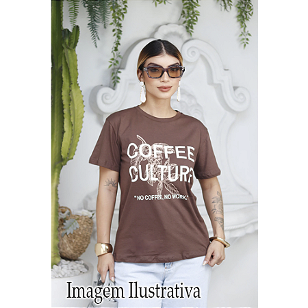 T-shirt Coffe Culture camiseta feminina