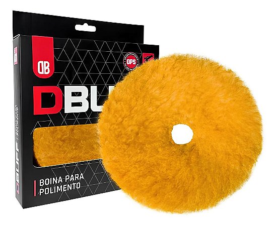 Boina De Lã Híbrida 5'' Amarela Corte Médio D Buff Dub Boyz
