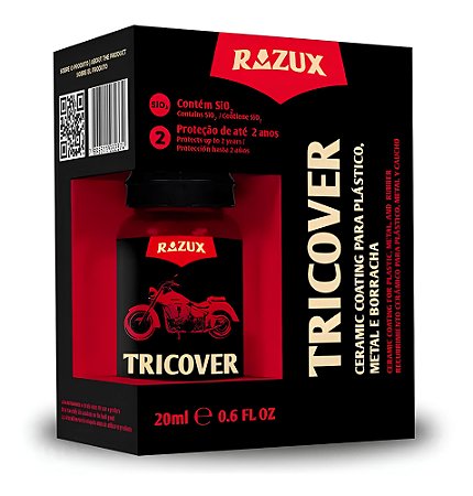 Vitrificador De Plástico Metal Para Moto Tricover 20ml Razux