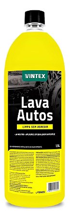 Lava Autos Vintex 1,5l Concentrado Neutro Shampoo Automotivo