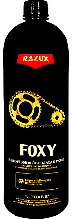Removedor De Graxa Oléo E Piche Limpa Corrente Foxy Razux 1l