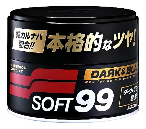 Cera De Carnaúba Premium - 300g Soft99 Dark & Black Paste Wa