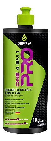 Composto Polidor Base De Água One Pro 4 Em 1 Protelim 1kg