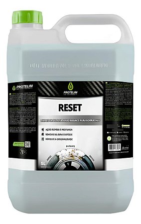 Reset 5l Limpador De Pneus Borrachas Plástico - Protelim