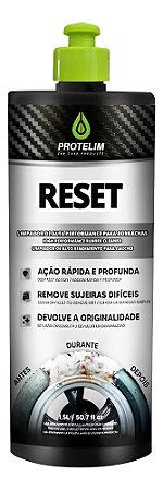 Reset 1,5l Limpador De Pneus Borrachas Plástico - Protelim