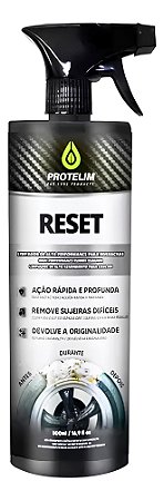 Limpador De Pneus Borrachas Plástico Reset 500ml - Protelim