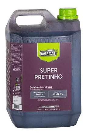Super Pretinho Embelezador De Pneus 5l Nobrecar