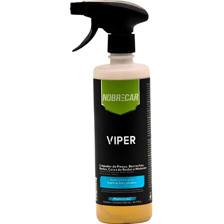 Produto Para Limpar Pneus Borrachas Rodas Viper 500Ml Nobrecar