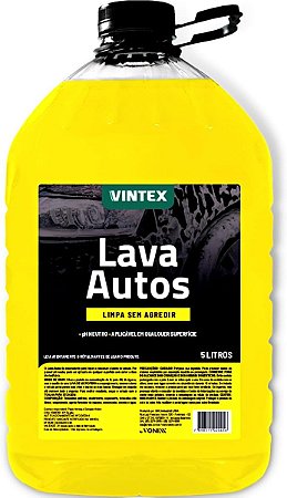 Shampoo Concentrado Neutro Lavagem Automotiva Lava Autos 5 L Vintex