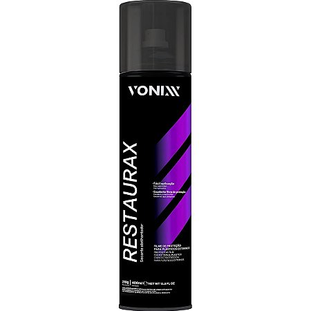 Restaurax Restaurador Plástico Automotivo Aerossol Vonixx