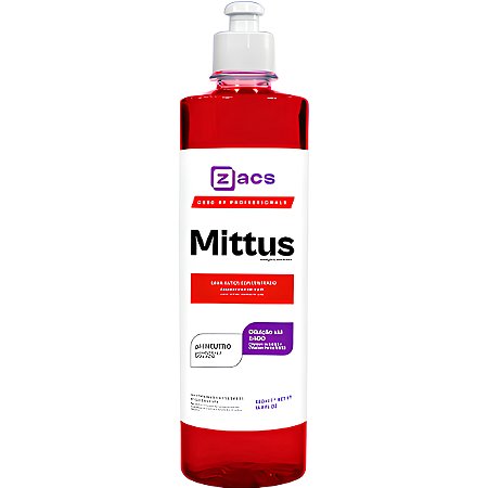 Shampoo Automotivo Mittus 500 Ml Zacs Espuma Densa Shampoo Neutro