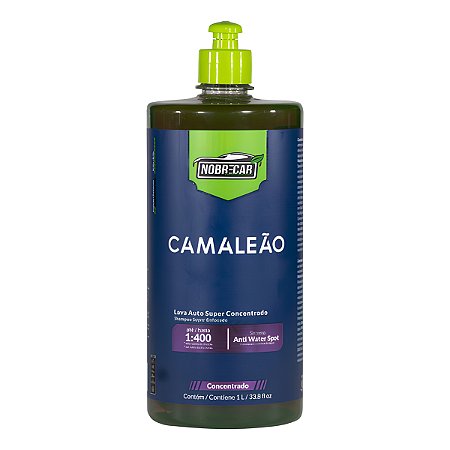 Shampoo Lava Auto Concentrado Camaleão 1 Litro Nobrecar