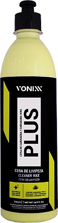 Cera liquida limpadora automotiva carnaúba plus 500mL Vonixx