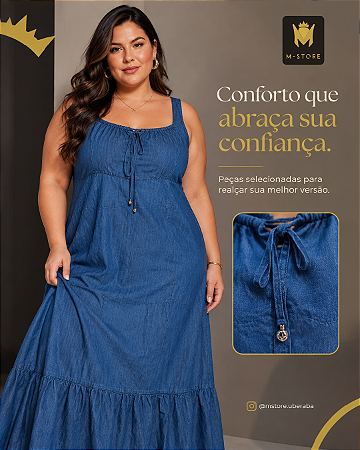 VESTIDO ALCA JEANS G AO G3
