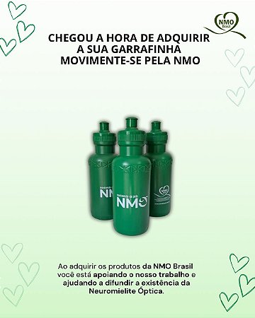 Squeeze Movimente-se pela NMO - Garrafa de água 500 ml