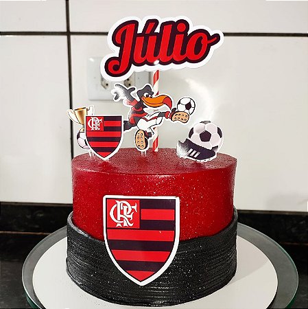 Topo Bolo Flamengo