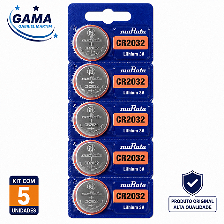 Bateria CR2016, CR 2025 E CR 2032 Sony/Murata