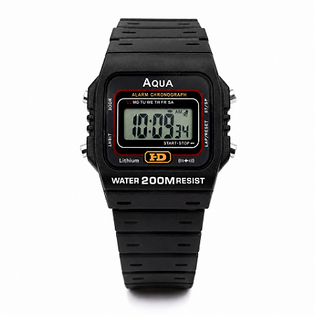Relógio masculino Aqua HD Branco