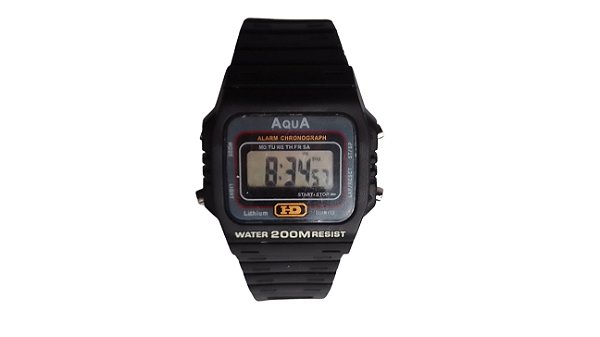 Relógio masculino Aqua HD Branco