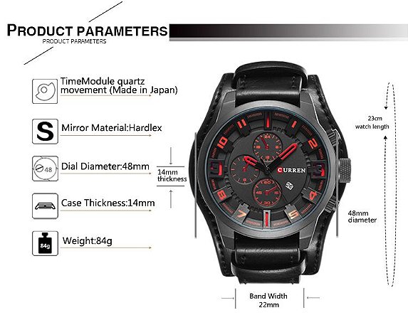 Relogio Masculino Pulseira Em Aço Curren 8225 Original