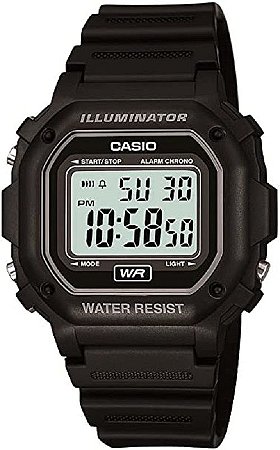 Relógio Casio Unissex F-108WH-1ACF  Digital Quartzo