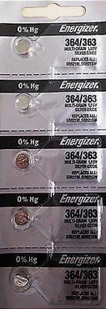 Baterias para relogios Ernegizer 364, 377, 371,395, 394, original