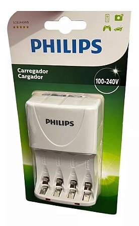 Carregador de Pilhas Recarregável Philips
