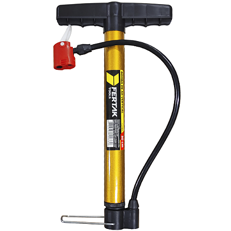 Bomba De Ar Manual Portatil Encher Pneus E Bolas 30cm Fertak