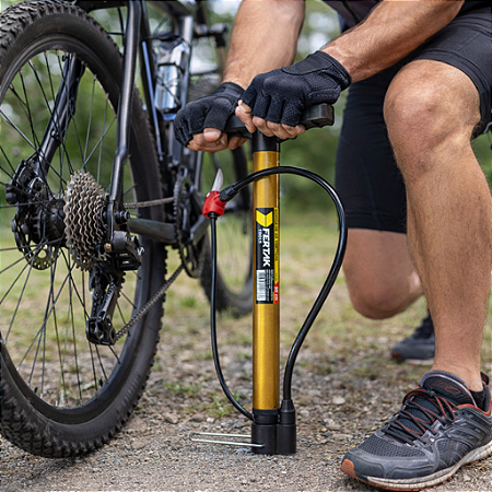 Bomba De Ar Manual Portátil 30cm Fertak Pneu Bike E Bolas