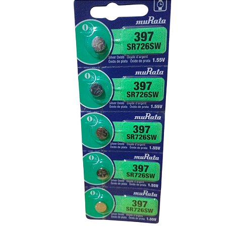 Bateria Para Relogios 397/726 Sony/Murata Kit com 5 unids