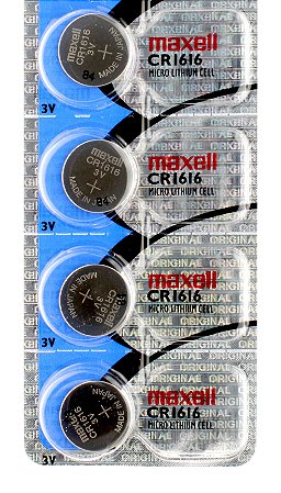Bateria Cr 1616 Maxel  cartela com  5 unidades